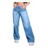 Calça Wide Leg Feminina Pantalona Cintura Alta Sarja Premium
