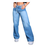 Calca Wide Leg Feminina