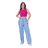 Calca Wide Leg Jeans