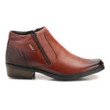 Calcado Bota Masculina Couro
