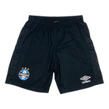 Calção Umbro Grêmio Of 1 2022 Preto Jogador Atleta C/unimed