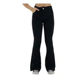 Calcas Jeans Flare Elastano