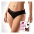 Calcinha Absorvente Lavável Intimus Bikini Preta Tamanho P