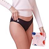 Calcinha Absorvente Menstrual Fluxo Moderado  Pantys E Sempre Live  Feminino  Preto