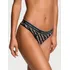 Calcinha Victorias Secret Fio Dental Algodão Black Vs Script