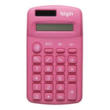 Calculadora Bolso Elgin Rosa