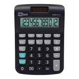 Calculadora De Mesa 12 Dígitos Desliga Automático A Pilha