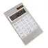 Calculadora De Mesa 12 Dígitos Solar/pilha Strass Luxo Cor Branco