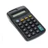 Calculadora De Mesa E Bolso Pequena 08 Dígitos Escolar Kk402 Cor Preto