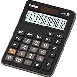 Calculadora De Mesa MX 12B W4 DC 12 Dígitos Preta Casio