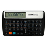 Calculadora Financeira Truly Tr12c Platinum  120 Funções Rpn Cor Preto