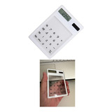 Calculadora Solar Transparente Incolor