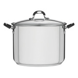 Caldeirão Inox Solar Silicone 30cm Fundo Triplo Cor Prateado