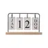 Calendário Permanente De Mesa Decorativo Madeira Home Office