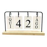 Calendario Permanente De Mesa
