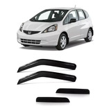 Calha De Chuva Honda Fit 2004 2005 Defletor 4p Jogo 