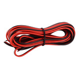 Calibre 20 Por 3 Metros  Vermelho  Preto  Zíper  Cabo Awg  C