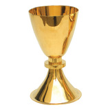 Cálice Com Patena Ref  511 Banhado A Ouro