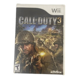 Call Of Duty 3 Nintendo Wii Jogo Original Completo 