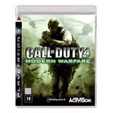 Call Of Duty 4 Modern Warfare Ps3 Mídia Física Seminovo