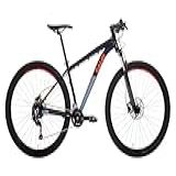 Caloi Bicicleta Moab, Aro 29, Tamanho 19, Câmbio Shimano 18 Velocidades, Azul
