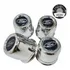 Calota Centro Roda F1000 F100 F75 D20 Metal Cromado- 4pçs