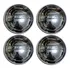 Calota F-100 Modelo Original Logo Ford De Metal Cromada Jogo