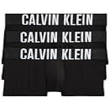 Calvin Klein Bermuda Masculina De Cintura Baixa Intense Power (pacote Com 3), 3, Preto, M
