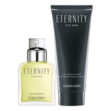Calvin Klein Eternity For Men Kit Ck Eternity For Men Edt 50ml + Gel De Banho 100ml Eternity For Men Edt 50ml Para Masculino