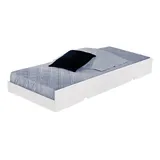 Cama Auxiliar Solteiro Branca