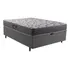 Cama Baú Casal Herval Black  Espuma Alto Suporte