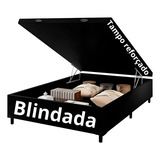 Cama Box Bau Casal Premium   Blindada   Super Reforçada