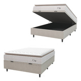 Cama Box Bau Colchao