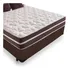 Cama Box Casal + Colchão Molas Prime Colchões Classic Cor Marrom