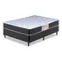 Cama Box Casal Conjugado Granada Umaflex Preto E Branco Flor
