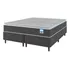 Cama Box King Cinza E Colchão King Molas Ensacadas Individualmente Bertha 193x203x64cm Umaflex
