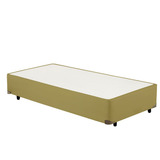 Cama Box Solteiro Corano Bege Universal - 078x188 Solteiro Antigo