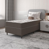 Cama Box Solteiro Marrom