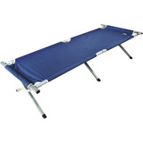 Cama Camping Dobrável Nautika Arkadia Solteiro Cor Azul