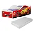 Cama Carro Infantil Quarto Menino Criança Montessoriana Mcqueen Herois Cor Vermelho Com Colchão Neloja