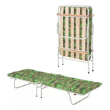 Cama De Acampamento Dobrável Camping Prática Reforçada