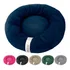 Cama De Gato Caminha Nuvem Ninho Pet Soft Redonda 50x50cm Cor Azul-marinho