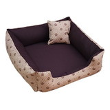 Cama Dog Caminha Pet Cama Lavável 60x60 Cor Marrom