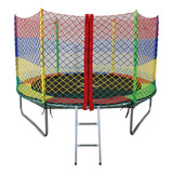Cama Elástica Infantil Pula Pula Trampolim 2 44 M Playground Orbitoys