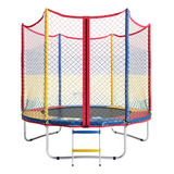 Cama Elástica Kids 1 83m Henri Trampolim Premium Lona Preta