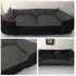 Cama Grande Para Pets Vest Pet Convencional Preto/branco