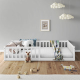 Cama Montessori Infantil Branco