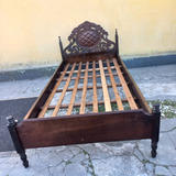 Cama Solteiro Antiga Madeira