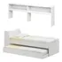 Cama Solteiro Bicama C  Estante Ditália Bb 28 29 Branco Cozy