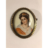 Camafeu Antigo Marcado Porcelana